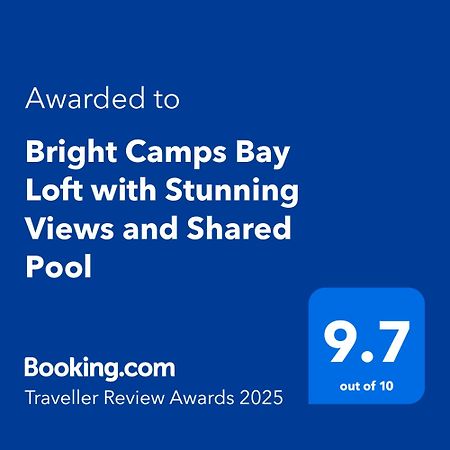 Apartament Bright Camps Bay Loft With Stunning Views And Shared Pool Kapsztad Zewnętrze zdjęcie